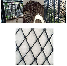 Protective net decoration / Protezione Stair Balcone rete di sicurezza Nero Net Tessuti a mano Decorazione parete Net Net Cat rete anti-goccia Tetto Soffitto Net Net 100 millimetri * 100mm Net / corda