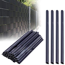 LARS360 65m x 19cm con 30 Strisce Fascette Visione Protezione PVC Paravista Frangivento Oscurante Protezione per Giardini e steccati Recinzione, Colore Nero
