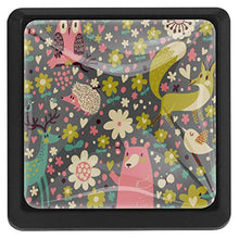 Animale uccello fiore 3 PCS Pomelli per Porta, Pomolo per Mobile, Pomelli per Mobili con Viti, Maniglia per Armadietto, Pomelli per Porta, Pomelli per Cassetti per Porta, Armadio, Cassetto e Credenza