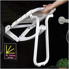 ZYQDRZ Sedile Doccia A Parete per Anziani, Sedile da Bagno Pieghevole per Disabili, Sedia da Bagno di Sicurezza, Sgabello da Bagno, Cuscinetto 200 kg