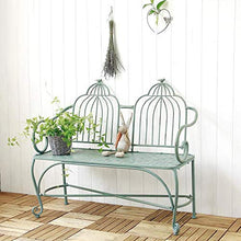 Panche da Giardino Per Esterni,Retro Panchina da Giardino In Ghisa In Metallo Per Balcone Panca Lounge Con Schienale,Sedia da Veranda Resistente Alle Intemperie,Per Deck / Canale di Lavoro