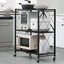 YIN YIN Carrello per ripiani Carrello ripiano, cremagliera in acciaio al carbonio mobile conveniente grande capacità di stoccaggio soggiorno bagno camera da letto rack 72X38.4X85.2 CM 2 colori Carrell
