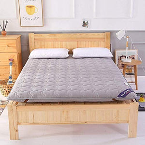 Morbido materasso pieghevole futon giapponese morbido, materasso per pavimenti per futon trapuntato antiscivolo 90 × 200 tatami tappetini per dormitorio per studenti soggiorno, grigio, 150 * 200 cm