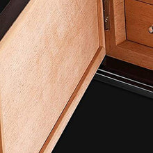 Cigar Humidor Cigar Box a Tre Strati Cigar Box Importato Cigar Cabinet Sigaro Governo di immagazzinaggio Grande capacità Cigar Cabinet Piano verniciatura Multistrato Bagagli