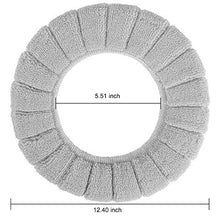 CJJCJJ Morbido Bagno Water Seat Cover Cuscino da Chiusura più Caldo (Gray)