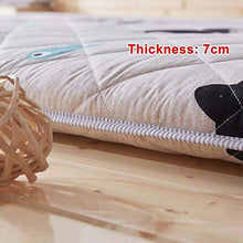 Futon Furniture - Materassi tradizionali giapponesi per il pavimento, pieghevoli, per yoga, singoli, doppio spessore di 7 cm, 100 x 200 cm, 90 x 200 cm
