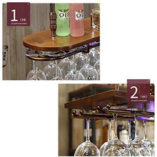 YWYW Bar in Stile Europeo KTV Portabicchieri da Vino Rosso Bar in Stile Creativo per la casa Porta Bicchieri da Vino Alto (Dimensioni: L60 * W28CM)