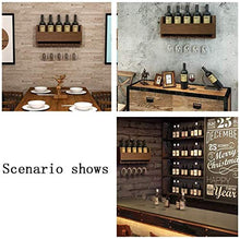 DJSMjbj Wine Rack Noce Capovolto Vino della Parete di attaccatura di Vetro del Vino Espositore Ristorante Bagagli Rack Creativa Home Kitchen Ripiani Decke
