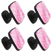 Pink Galaxy Universe Print Pomelli per Porta Set di 4 Pomelli per Mobili Manopole per Cassetti Cucina Armadio Vetro