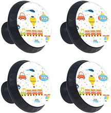 Trasporto colorato Pomelli per Porta Set di 4 Pomelli per Mobili Manopole per Cassetti Cucina Armadio Vetro