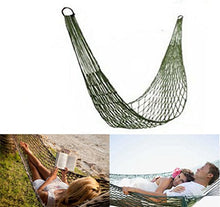 Homy Mini amaca di nylon, campeggio, viaggio, sopravvivenza, relax, dormire o giardino 270x80cm (green)