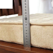 BZEDZ Tatami Mat Cuscino Sedile Quadrato, Cuscino per Pavimento Cuscino per Sedia Grigio-Spessa 45x45 cm (18x18 Pollici)