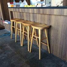 LF- Bar Stool Moderno Minimalista casa di Legno Solido Sedia Bambino Stool High Bar Stool Bar Stool semplicità (Size : 42 * 32 * 75cm)