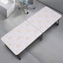ZHANGYY Sedie a Sdraio per Patio Lettino da Campeggio Pieghevole per Neonati, Letto Pieghevole, sedie economiche Singole, Letto per Pausa Pranzo da Ufficio, Lettino da Campeggio per Esterni con cusc