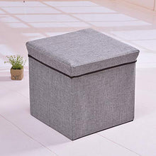 yanpengjuan Scatola di Immagazzinaggio Pieghevole, Cubo Poggiapiedi, Scatola di Giocattoli Pieghevole 30x30x30cm (Rosso)