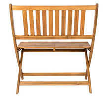 SAM® Panca in Legno di Acacia Blossom, levigata e oleata, Mobile da Giardino in Legno, Pieghevole, Certificato FSC® 100%, Legno massello, Esemplare Facile da Pulire