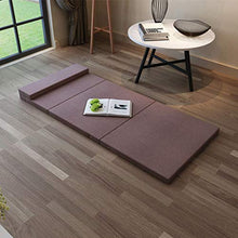 BEIGOO Pieghevole Portatile Materasso,Giapponese Tradizionale Materasso Tatami Memory Foam Singolo Morbida Adatto per Il Campeggio Ospite-A-60x200cm(24x79inch)