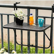 MFXI Multifunzione Tavolo da Terrazza da Balcone,Salvaspazio Tavolo Pieghevole,Regolabile Banco da Lavoro