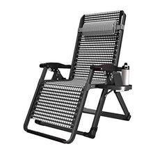 Poltrona sdraio – Zero Gravity Relax – Sedia a sdraio – Pranzo Familiare Giardino Regolabile Poltrona Lounge Portatile