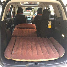 Lettino da viaggio Lettino da viaggio Sedile posteriore Air letto portatile viaggio gonfiabile letto aria della base auto gonfiabile letto su due lati che si affolla Materasso con built-in cuscino 5-2
