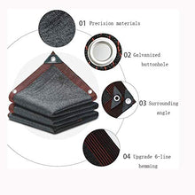 Ombreggiante per Rete90% Ombra Nera Rete Crittografia Ispessimento Protezione Solare Rete Isolante Rete Villa Cortile Cortile Posto Auto Tetto Balcone Ombreggiatura Rete Ombreggiatura SerraZHENG