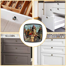 castello 4 PCS Pomelli per Porta, Pomolo per Mobile, Pomelli per Mobili con Viti, Maniglia per Armadietto, Pomelli per Porta, Pomelli per Cassetti per Porta, Armadio, Cassetto e Credenza