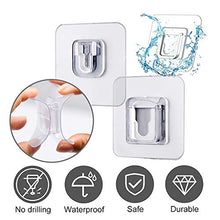 Anyingkai 30 Pair Ganci a Parete Biadesivi,Ganci da Parete Biadesivi,Gancio Adesivo Senza Cuciture,Ganci Adesivi Trasparenti Cucina,Ganci Autoadesivi Muro,Ganci da Parete Autoadesivi