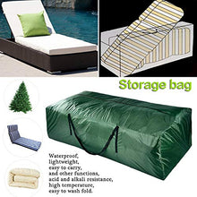 Waroomss Borsa per conservare i Cuscini degli arredi di Giardino e Veranda,Custodia per Cuscini da Arredamento Esterno,Borsa Durevole Impermeabile, Resistente con Cerniera e Resistente all'Acqua