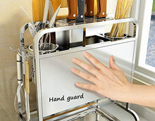 &ripiano di stoccaggio Ripiano da cucina, Scaffale multifunzione for uso domestico Tagliere in acciaio inossidabile Scaffale di finitura