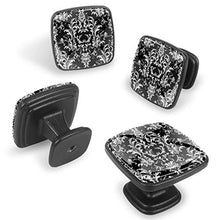 Barocco ricamato Pomelli per Porta Set di 4 Pomelli per Mobili Manopole per Cassetti Cucina Armadio Vetro