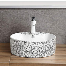 Feixunfan Lavabo Bagno Nordic Semplice in Bianco E Nero A Strisce Armadietto di Vanità Bagno in Ceramica Possono Essere Utilizzati for I Pasti Soggiorno per Il Ristorante Dell'hotel