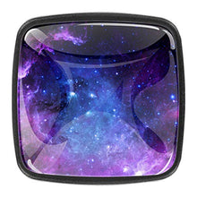Nebulosa Viola Spazio Pomelli per Porta Set di 4 Pomelli per Mobili Manopole per Cassetti Cucina Armadio Vetro