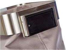 blomus Portasciugamani per ospiti, in acciaio inox opaco, tortora, 16 x 15 x 25 cm