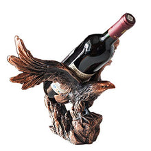 XLBAXLJ Bronzo Aquila Wine Rack, Fumetto Creativo Sveglio del Vino della casa cremagliera Champagne Decorazioni per la Veranda Ufficio Soggiorno Camera da Letto