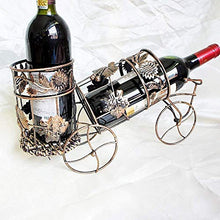 LHQ-HQ cremagliera europea del vino, arte di ferro, supporto di bottiglia di vino, bronzo, vite auto in ferro battuto, Wine Rack di esposizione del supporto in dispensa Cantina Cucina Soggiorno Standi