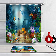 LIYAN Combinazione Bagno. Immagini Chiare E Colori Vivaci Rendono Il Tuo Bagno Pieno di Vita. Accessori da Bagno. Scuola di Pesce. Medusa. Piante Acquatiche.