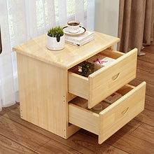 WALNUTA Tutto in Legno massello Comodino Moderno e Minimalista Piccolo Armadio, Semplice mensola Domestica Mini armadietto Camera da Letto armadietto