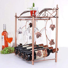 LHQ-HQ Semplice Iron & Wine Rack Soggiorno casa Creativo Decorazione Display Decorazione Domestica