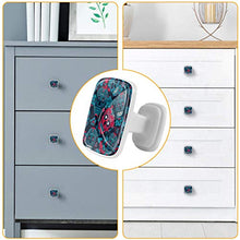 Home Modern - Set di 4 pomelli quadrati per armadietti da cucina, credenze, mobili, mobili, cassetti, cassettiere, cassettiera, giorno del giorno del giorno con motivo teschio di zucchero rosa