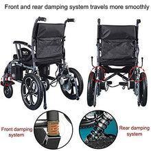FTFTO Accessori per la casa Anziani Disabili Pieghevole Portatile Travel Powerchair Aiuto per la Mobilità in Sedia a rotelle elettrica 6Mph