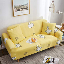 Copridivano Elasticizzato Moderno 2 posti, Morbuy Fodera Copridivani Universale per Divano con Corda Fissa, Sofa Protettore Copertura Divano Antiscivolo (2 posti,Giallo)