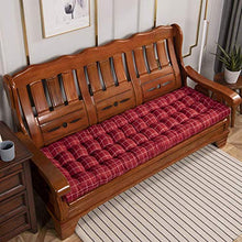 Dieluny, cuscino per panca da giardino, per esterni e interni, con imbottitura in papasan, cuscini per sedia a dondolo, spessi e trapuntati, 43 x 110 cm