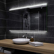 Alasta Specchio Seoul Illuminazione da Bagno Specchio Controluce LED | 100x80cm | Specchio da Parete Molte Dimensioni | Bianco Caldo | A++