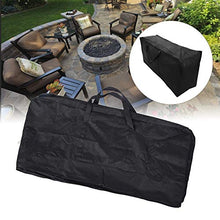Nimomo NIMOA Sacco portaoggetti per Cuscino: Grande Borsa portaoggetti per Cuscini per mobili da Esterno, Organizer da Giardino Impermeabile alla Polvere(S-Nero)