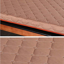 Tappetino per dormire spesso impermeabile,coprimaterasso trapuntato in cotone lavato,pieghevole Cuscino futon giapponese traspirante Copriletto reversibile antiscivolo imbottito-marrone Completo