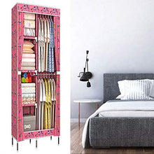 TWDYC Panno di Oxford Moda Cabinet 4 Strati Semplice Combinazione Armadio Dormitorio Camera riporre gabinetto di casa Mobili
