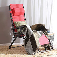 FUFU Sedie a Sdraio Lounge Chair, Adult Lounge Chair Sedia da Ufficio Outdoor Sedia Pieghevole Siesta Chair Lunch Break Chair 94 * 66 * 110cm Pieghevoli (Color : Red)
