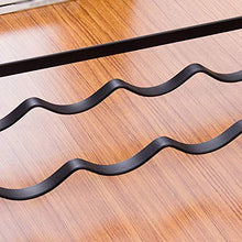LHQ-HQ Wine Rack Ferro Vino Rack Decorazioni Bottiglia Domestica Rack Semplice Nero Stile Europeo