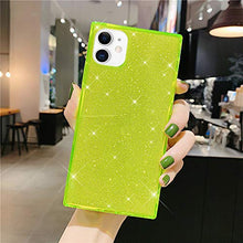 iKasus Custodia per iPhone 11, Crystal Clear Glitter Assorbimento Degli Urti Angoli Rinforzati Morbido TPU flessibile Guscio in Gel di Gomma Siliconica Custodia Case Cover,verde