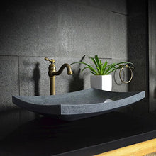 Sopra il bacino di arte Bacino di pietra europeo Lavabo quadrato di personalità Retro lavabo di marmo di personalità creativa Lavabi (colore : A)
